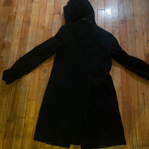 J.CREW WOOL NAVY BLACK Nautical TOGGLE COZY LONG Coat GORG CLASSY - Picture 8 of 16